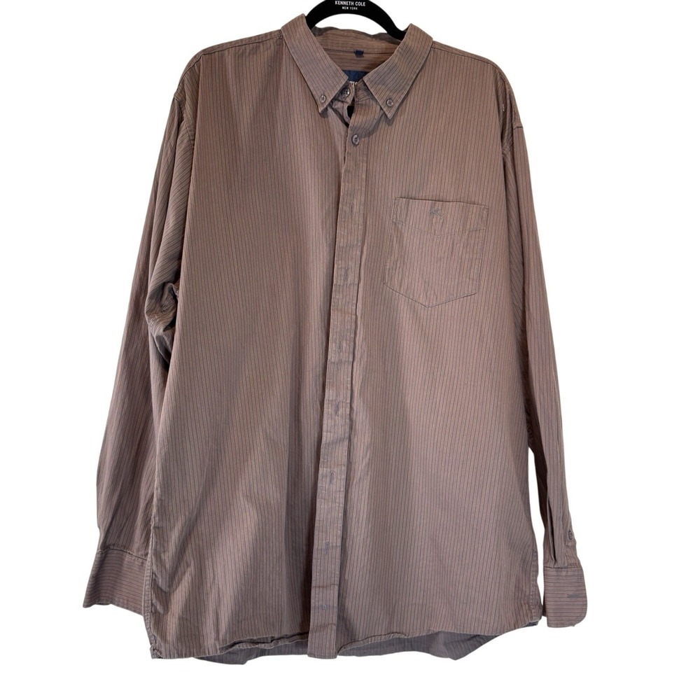 Resistol‎ Brown Western Button Down Shirt Men's XL Country Rodeo Cowboy Work